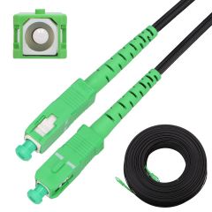 Extralink EX.8468 cable de fibra optica 40 m SC FTTH G.657.A2 Negro, Verde