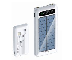 M-tk td2128 white / powerbank 12.000mah con panel solar