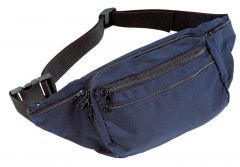 Riñonera de cintura en nylon/cordura con funda elástica y porta cargador en color azul Vega Holster 2U91