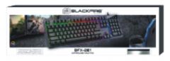 Blackfire pc gaming keyboard steel bfx201