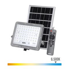 Foco proyector solar slim 50w 600lm 6.500k edm