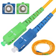 Extralink EX.11618 cable de fibra optica 10 m SC FTTH G.652D Amarillo