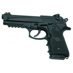 Pistola WG3310 tipo Beretta B92 Spa 92 Full Metal Pistola calibre 6 mm sistema Blow Back - Negra - CO2 - Energia 1.40 Julios - Velocidad de disparo 120m/s - 450FPS. Ref:3310