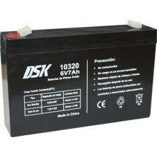 Bateria PLOMO 6V 7Ah AGM  151x35x94mm DSK  (MV670)