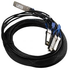 Mikrotik xq+bc0003-xs+ qsfp28 to 4x sfp28 break-out cable 3m