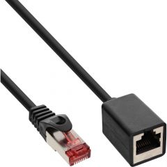 InLine 76902X cable de red Negro 2 m Cat6 S/FTP (S-STP)