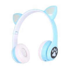 Extralink kids cat ears wireless headphones blue