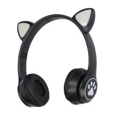 Extralink kids cat ears wireless headphones black