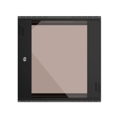 Extralink premium 12u 600x450 wall-mounted rackmount cabinet black