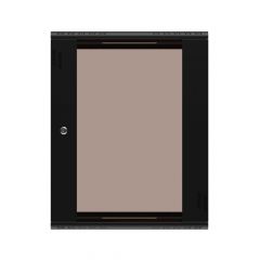 Extralink premium 15u 600x600 wall-mounted rackmount cabinet black