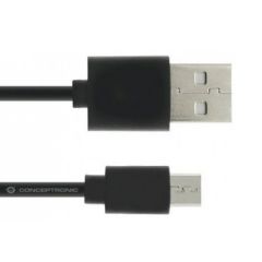 Kit 5 unidades cable usb 2.0 a micro usb nortess smartphone/ tablet color negro