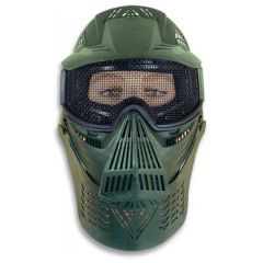 Mascara de protección Martinez Albainox de Pvc Color verde para uso ornamental en blister de presentación