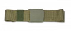 Cinturón verde Albainox, hebilla de ABS, tamaño de 135 x 3,9 cm