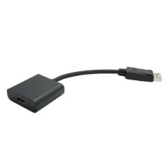 Value 12.99.3134 adaptador de cable de vídeo 150 m DisplayPort HDMI tipo A (Estándar) Negro