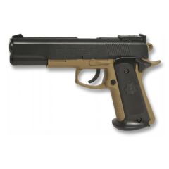 Pistola Ciber Gun Colt Mk Iv, Ideal Para Airsoft, 185 Gr, 65 M / S - 214 Fps, Capacidad 90 Bbs, energía 0,25 Julios, 38269