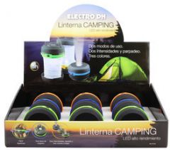 Linterna Camping Led Con Soporte Varios Colores 60.376