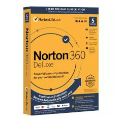 Norton 360 deluxe 50gb portugues 1 user 5 device 12mo **l. electronica