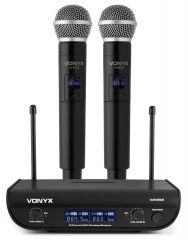 2 Microfonos Inalambricos Mano Wm82 Vonyx 179.212
