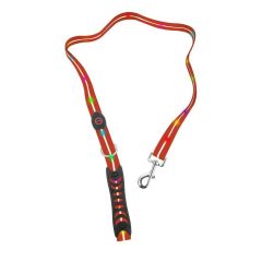 Signal leash led form big and medium dogs, red