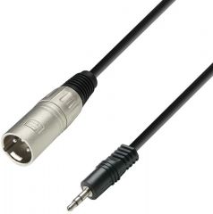 Cable Xlr 3p Macho A Jack 3,5 Stereo 3m Adam 3star K3bwm0300