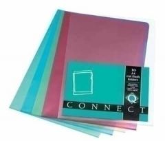 Connect Plastic L-Folder A4 Transparent 100 pieces Transparente