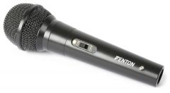 Microfono Mano Dinamico Negro Fenton Dm100 173.126