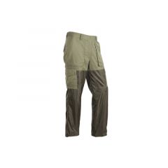 Pantalón de caza Gamo Surest, tejido de algodón y poliéster, color verde hierba, refuerzos de PVC, resistente y transpirable, tallas 38 - 54, 453000035