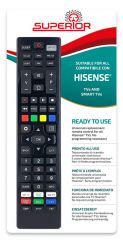 Mando Universal  Televisores Hisense Smart  (suptrb028) Superior/hisense