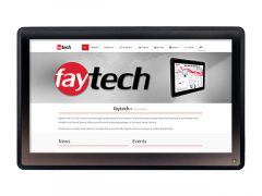 faytech FT156TMBCAP pantalla de señalización 39,6 cm (15.6") LCD 250 cd / m² Negro Pantalla táctil