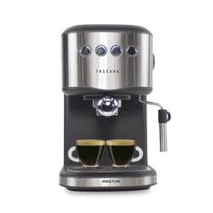 Cafetera espresso prixton toscana automatica adaptador para capsulas 850w vaporizador 1.25l