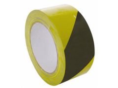 Cinta de señalización - 50 mm x 33 m - color amarrillo/negro