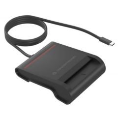 Conceptronic SCR01BC lector de tarjeta inteligente Interior USB USB Tipo C Negro