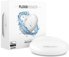 Fibaro FGFS-101 ZW5  - Sensor de inundación, detector de fugas de agua Z-Wave Plus, FGFS-101, color blanco