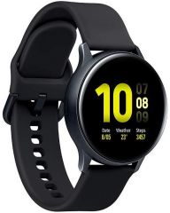 OUTLET Watch Samsung Galaxy Active 2 (R820) 44mm, Reloj de Aluminio, Color Negro (Black). Nuevo Reloj Deportivo, Bluetooth. Pantalla amplia. Reloj resistente al agua y al polvo. Versión EU.