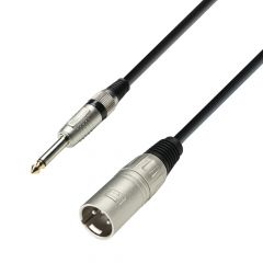 Cable XLR Macho A JACK 6,3 Mono  3m