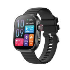 Smartwatch aiwa sw-700 negro pantalla lcd 2.01 con llamadas bluetooth ip67 8 modos de deporte notificaciones control de salud compatible android/ios