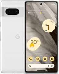 Teléfono Google Pixel 7, Color Blanco Nieve (Snow), 256 GB de Memoria Interna, 8 GB de RAM, Pantalla OLED de 6,3". Cámara con Objetivo gran angular y batería de 24 horas de duración. Smartphone libre.