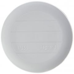 Caja de derivación redonda (cierre con sistema de clip, diámetro: 60 mm, ancho: 40 mm), color gris - Legrand LEG94513.