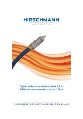 OUTLET Hirschmann Cable de audio RCA coaxial de 1,8 metros, para señal digital