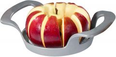 Troceador de fruta Westmark - Ideal para cocinar o preparar ensaladas con manzanas. Troceador y descorazonador para Frutas de aluminio recubierto con hoja de acero inoxidable, Color Plateado.