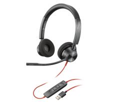 POLY Blackwire 3320-M Microsoft Teams Certified USB-A Stereo Headset