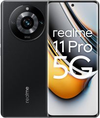 Teléfono Realme 11 Pro 5g. Color Negro (Astral Black). 128 GB de Memoria Interna. 8 GB de RAM. Dual Sim. Pantalla OLED de 6,7". Cámara principal Samsung de 200 MP. Smartphone completamente libre.