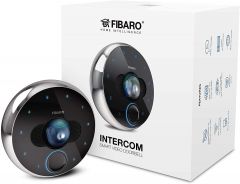 FIBARO - Intercomunicador/videoportero inteligente Full HD, 30 fps, 180 ° Ángulo de visión, infrarrojo y IP54, Fgic-002