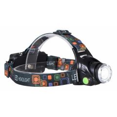 Libox LB0107 linterna Negro Linterna con cinta para cabeza LED