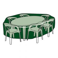 Funda de protección. cubre mesa y sillas ø120x90cm 100gr/m²