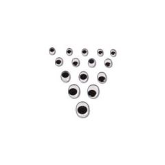 Ojos móviles 100 ojos de 15 mm