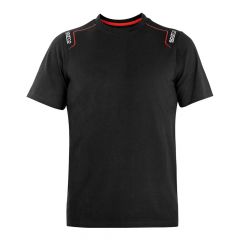 Camiseta tech stretch trenton negra talla s 02408nr1s sparco