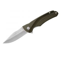 Buck  Knives STE- 0840GRS Cuchillo de Caza 840 plegable Sprint Select verde con hoja de acero inoxidable 420HC  58-60 HRC de 7,9 cm y mango Nylon verde relleno de vidrio . Clip de bolsillo