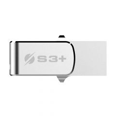 S3+ Pen Drive Steel unidad flash USB 128 GB USB Type-A / USB Type-C 3.2 Gen 1 (3.1 Gen 1) Acero inoxidable