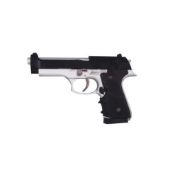 Pistola de Aire comprimido 92, Calibre 6 mm - Color Negra Nickel de Muelle 0,37Jul.Parabellum 86001 - Munición bbs 6 mm.